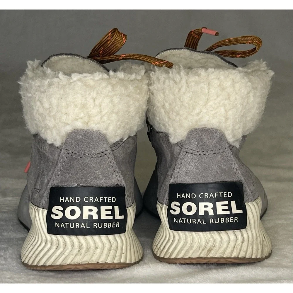 Sorel Women's Size 5 Out N About III Conquest Waterproof Boots Quarry/Fawn Suede